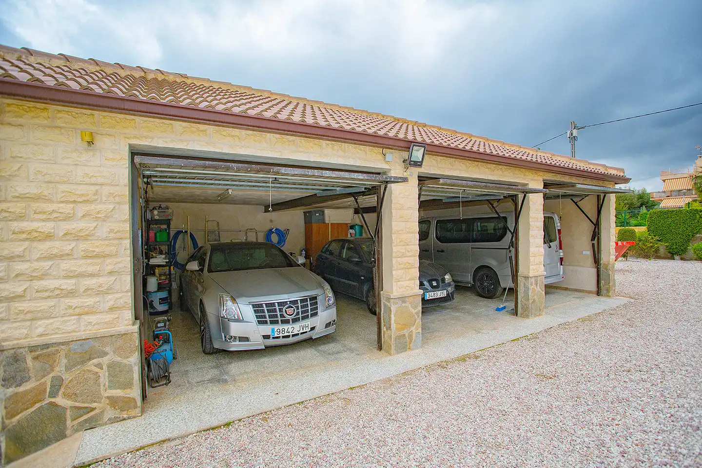 Parking de Finca rústica en venta en Aspe con Aire acondicionado, Calefacción y Jardín privado