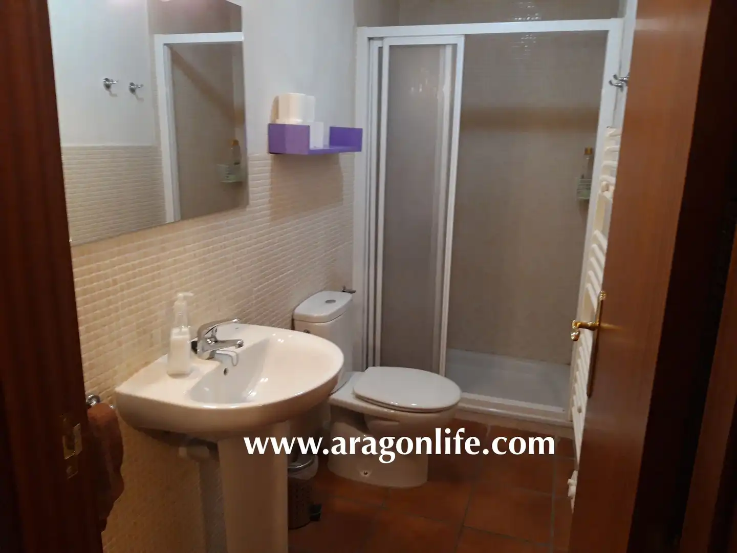 Baño de Casa o chalet en venta en Nonaspe con Aire acondicionado, Amueblado y Horno