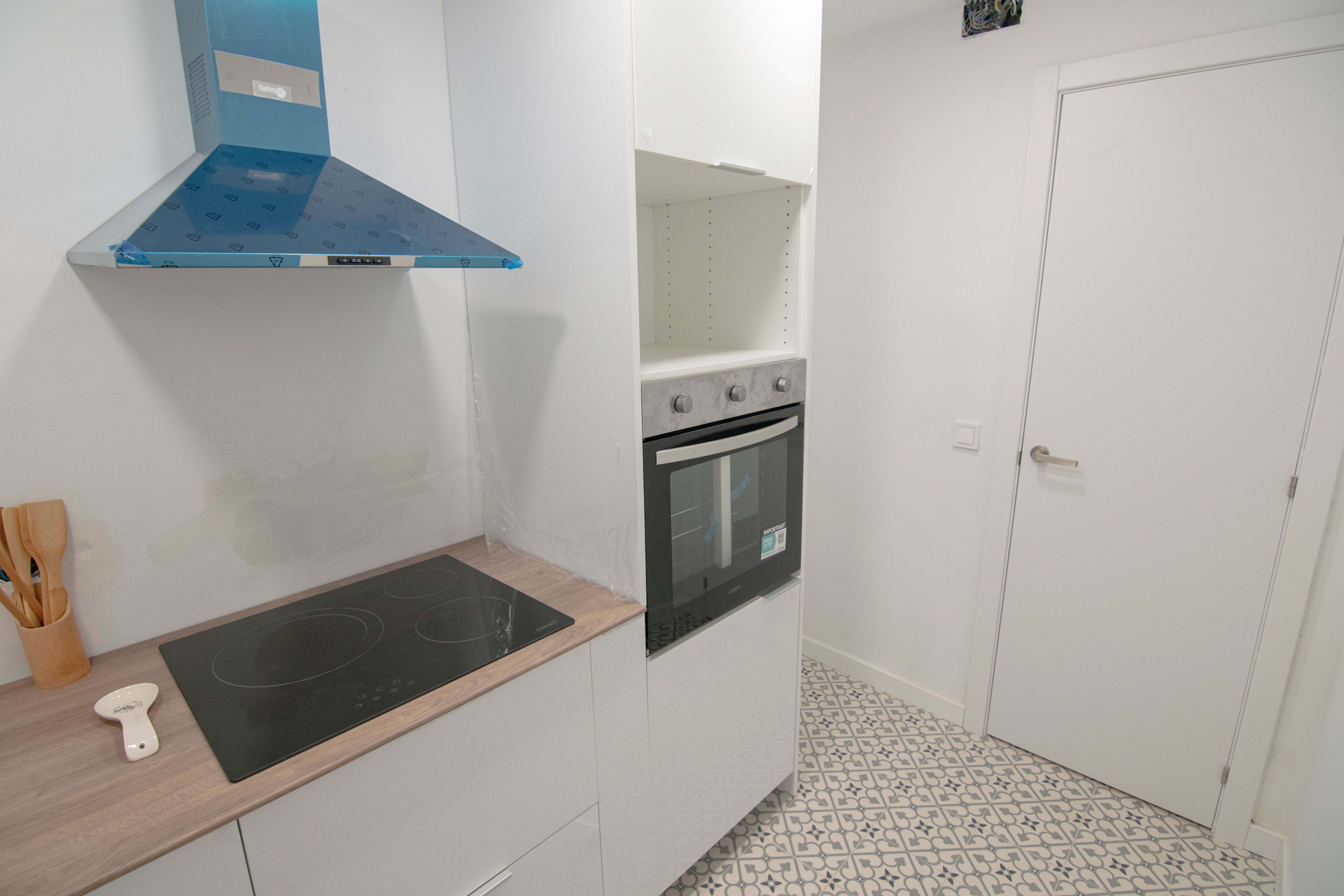 Kitchen of Flat for sale in  Barcelona Capital  with Parquet flooring