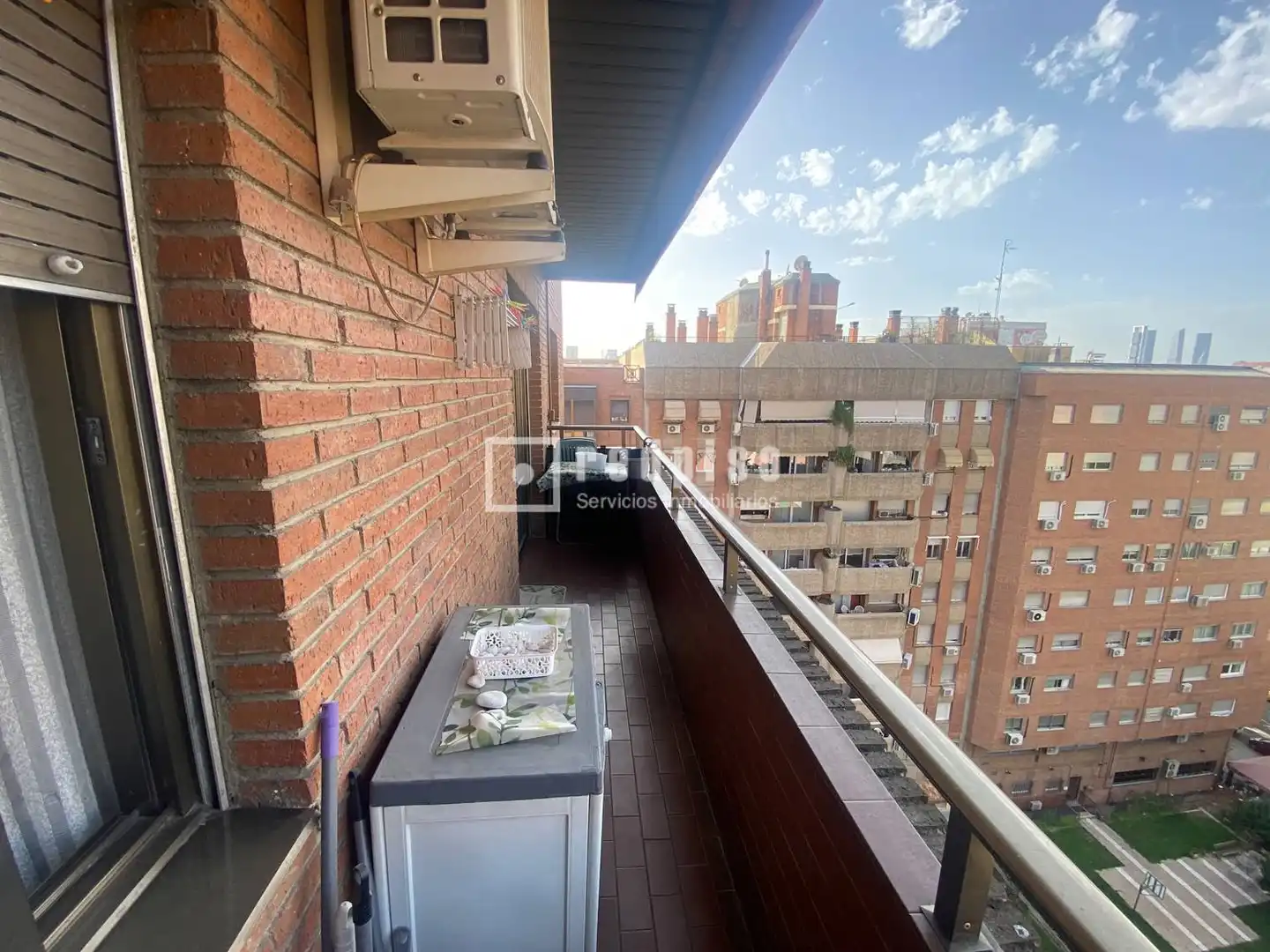 Terrasse von Wohnung zur Miete in Madrid mit Klimaanlage, Privatgarten und Terrasse