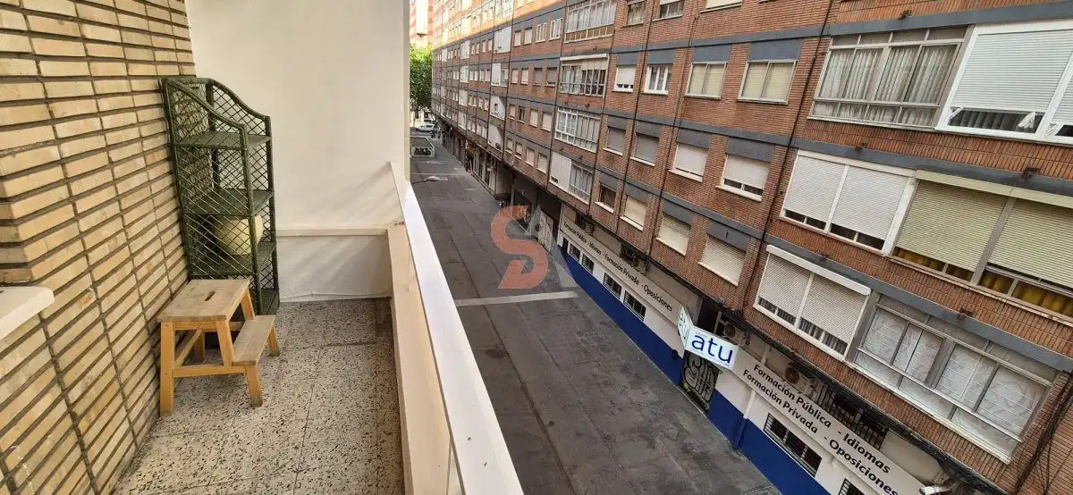 Balcony of Flat for rent in Valladolid  with Heating, Terrace and Furnished