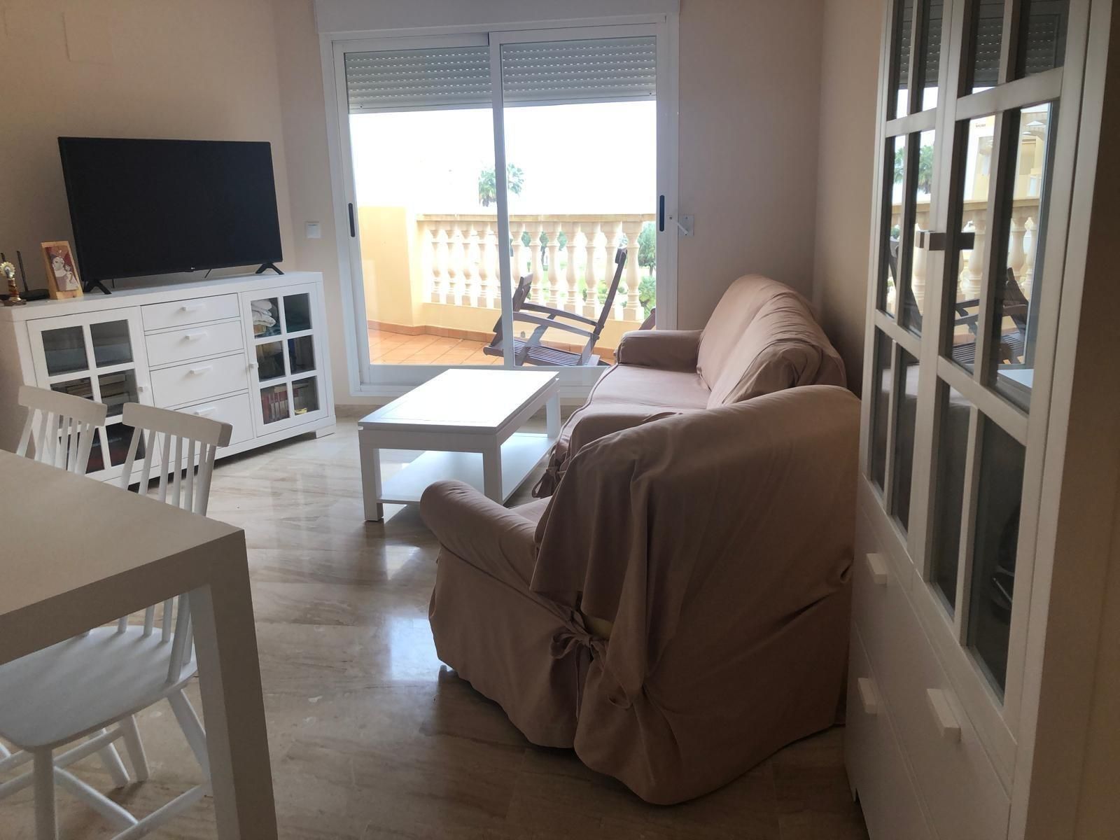 Sala d'estar de Apartament en venda en Dénia amb Aire condicionat, Calefacció i Jardí privat