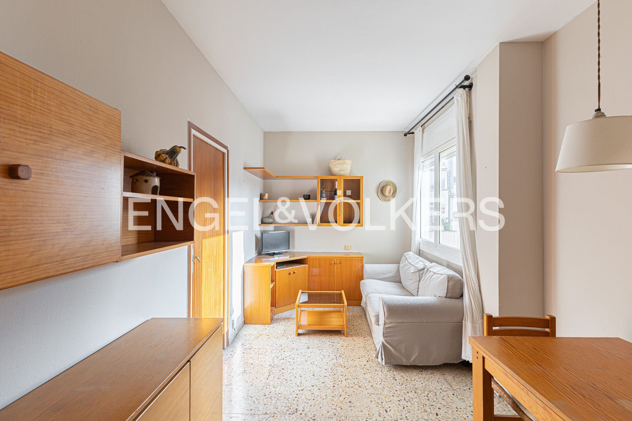 Wohnzimmer von Wohnung zum Verkauf in  Barcelona Capital mit Heizung