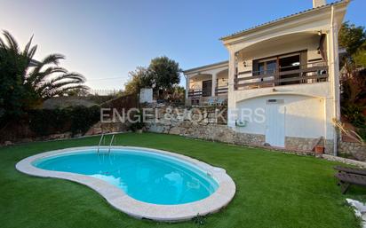 Exterior view of House or chalet for sale in Santa Susanna  with Air Conditioner, Heating and Private garden