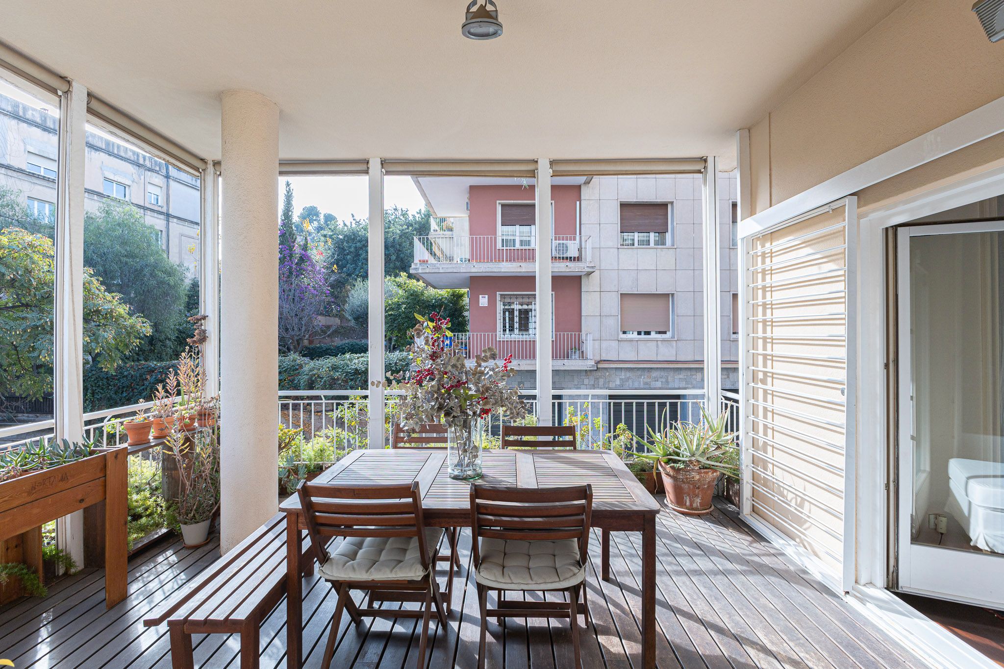 Terrace of Apartment for sale in  Barcelona Capital  with Air Conditioner, Heating and Private garden