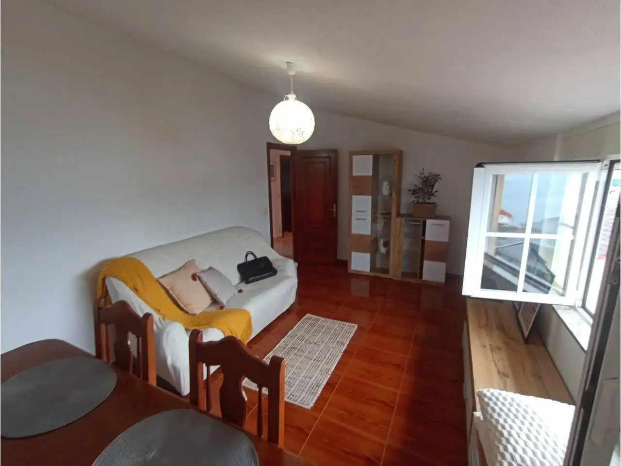 Sala de estar de Piso en venta en Muros con Amueblado y Alarma
