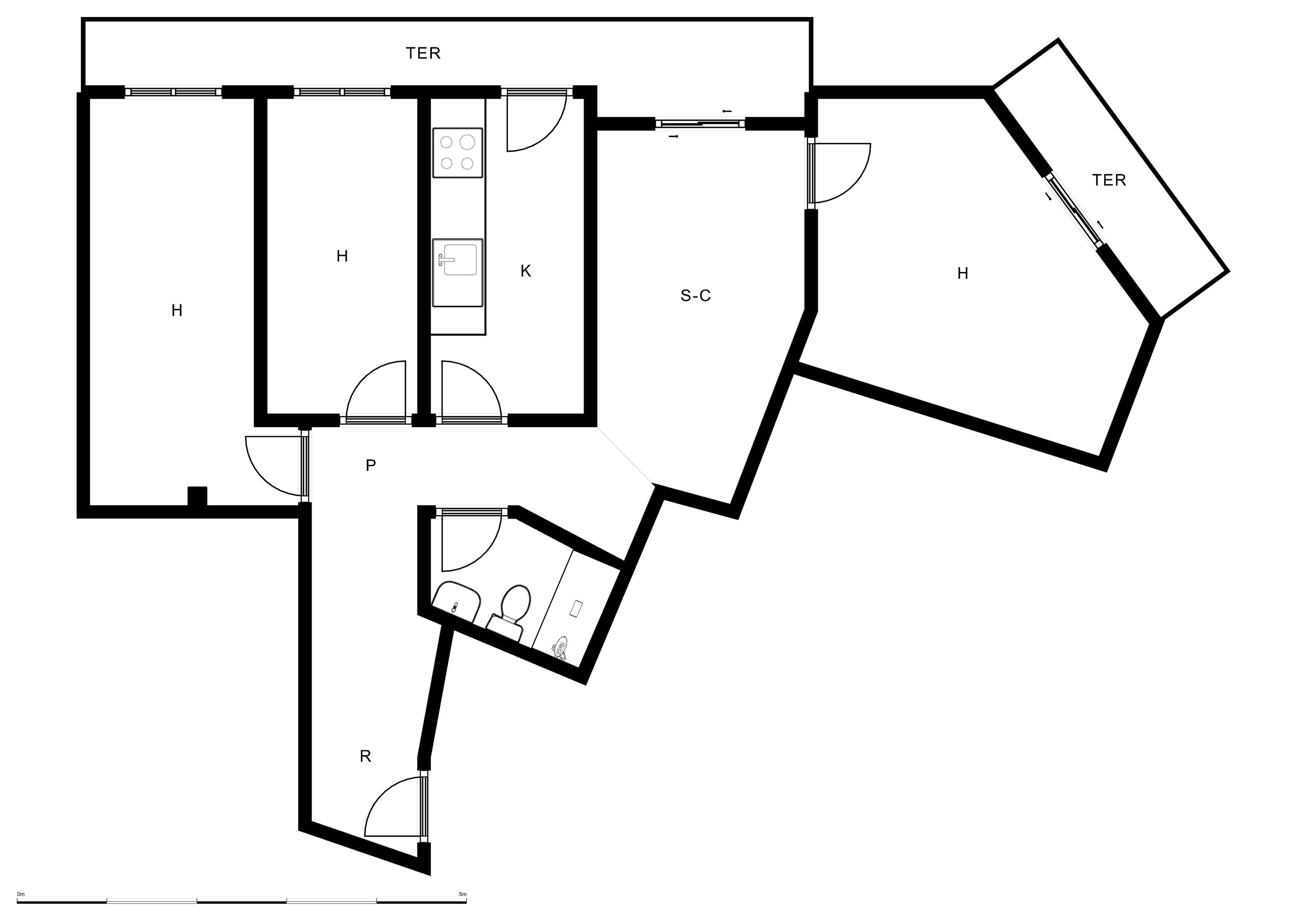 Flat to rent in  Madrid Capital  with Air Conditioner, Terrace and Oven