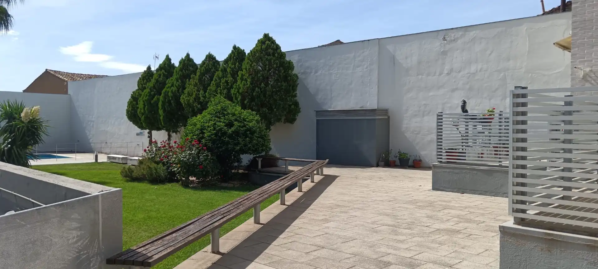 Vista exterior de Casa adosada en venta en Torres de Berrellén con Aire acondicionado, Calefacción y Terraza