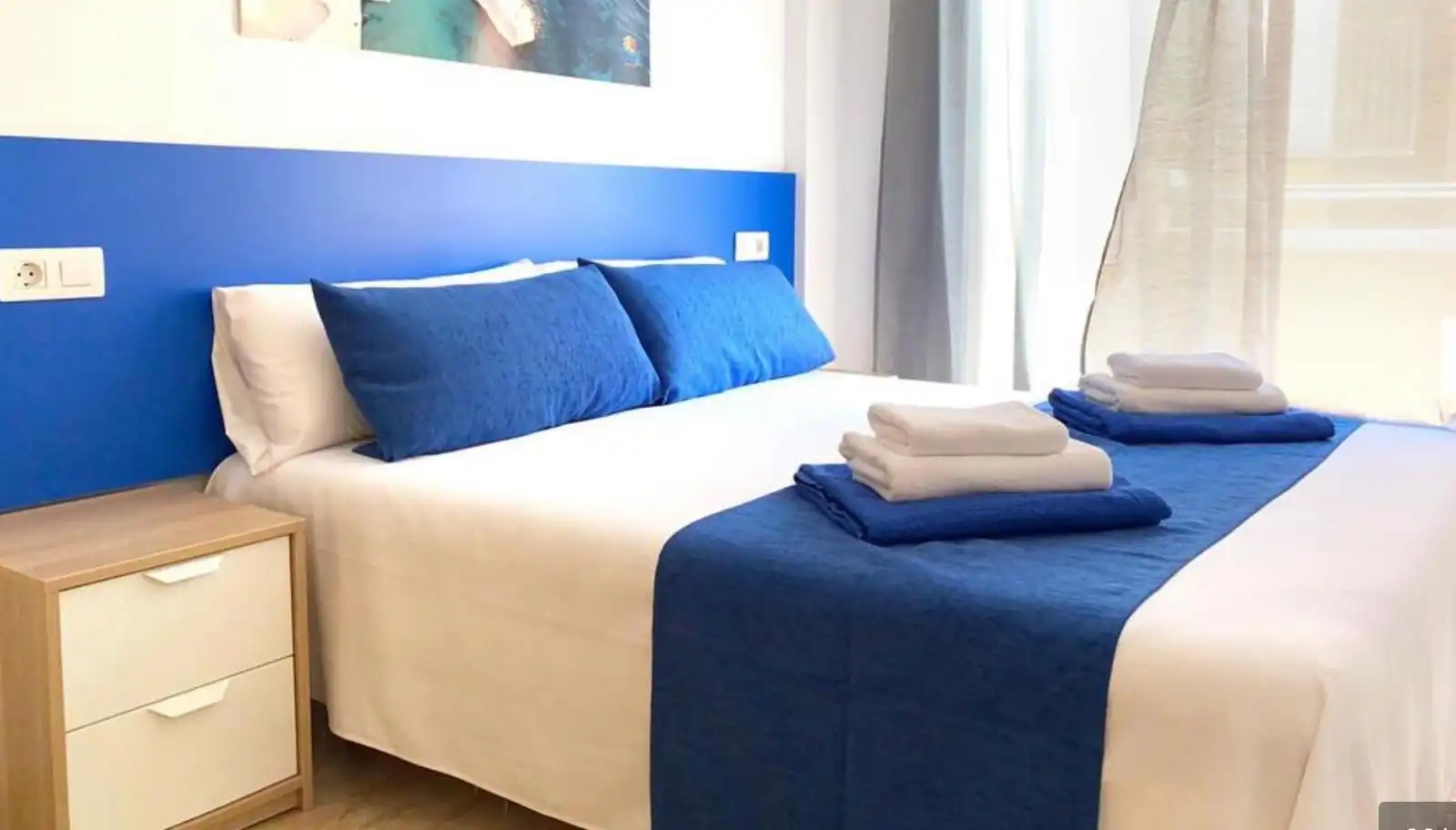 Schlafzimmer von Wohnung zur Miete in Cartagena mit Klimaanlage, Heizung und Möbliert