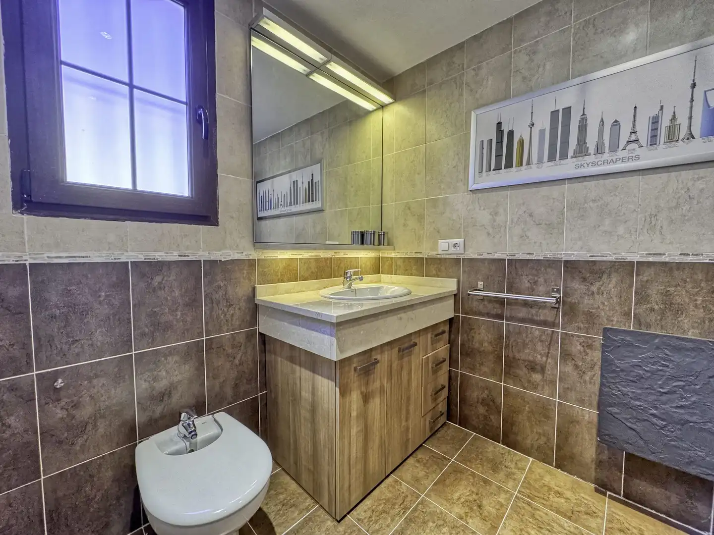 Badezimmer von Maisonette zum Verkauf in Alcalá de la Selva mit Heizung und Terrasse