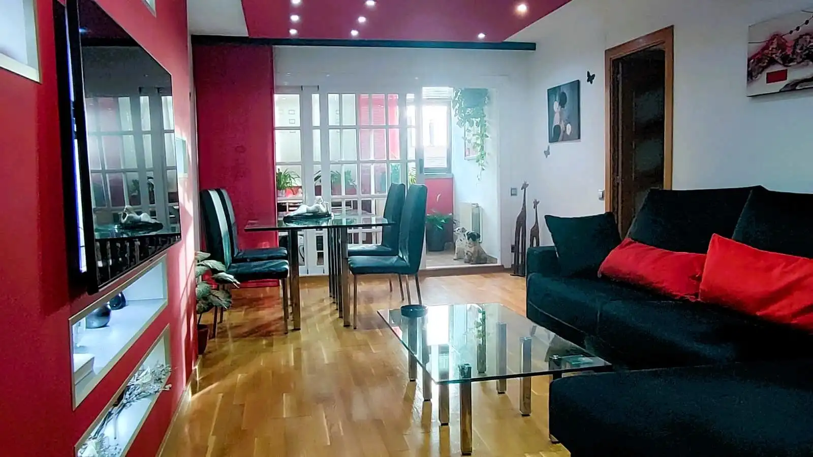 Sala d'estar de Pis en venda en Esplugues de Llobregat amb Calefacció i Balcó