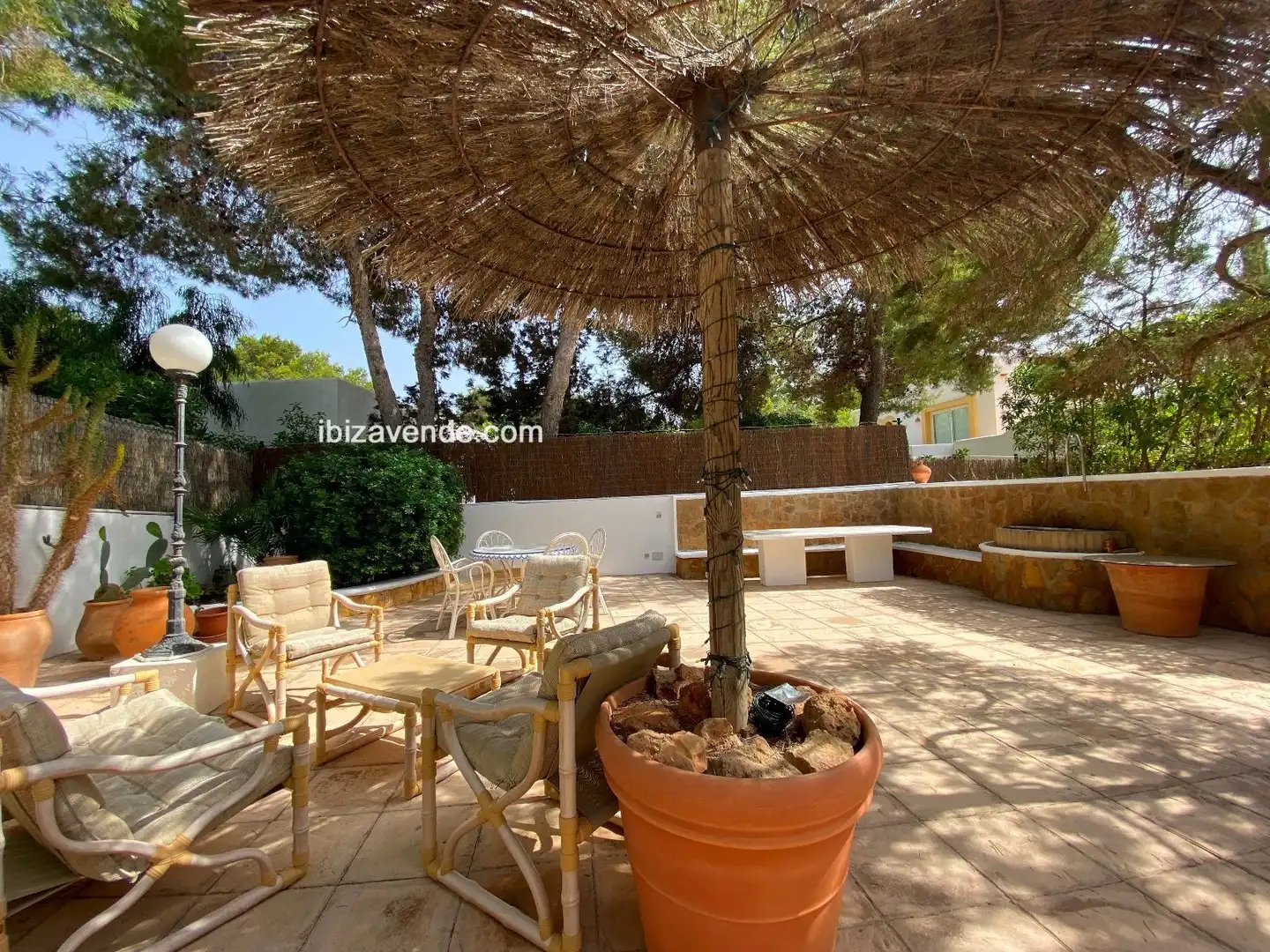 Jardí de Casa o xalet de lloguer en Sant Josep de sa Talaia amb Aire condicionat, Calefacció i Jardí privat