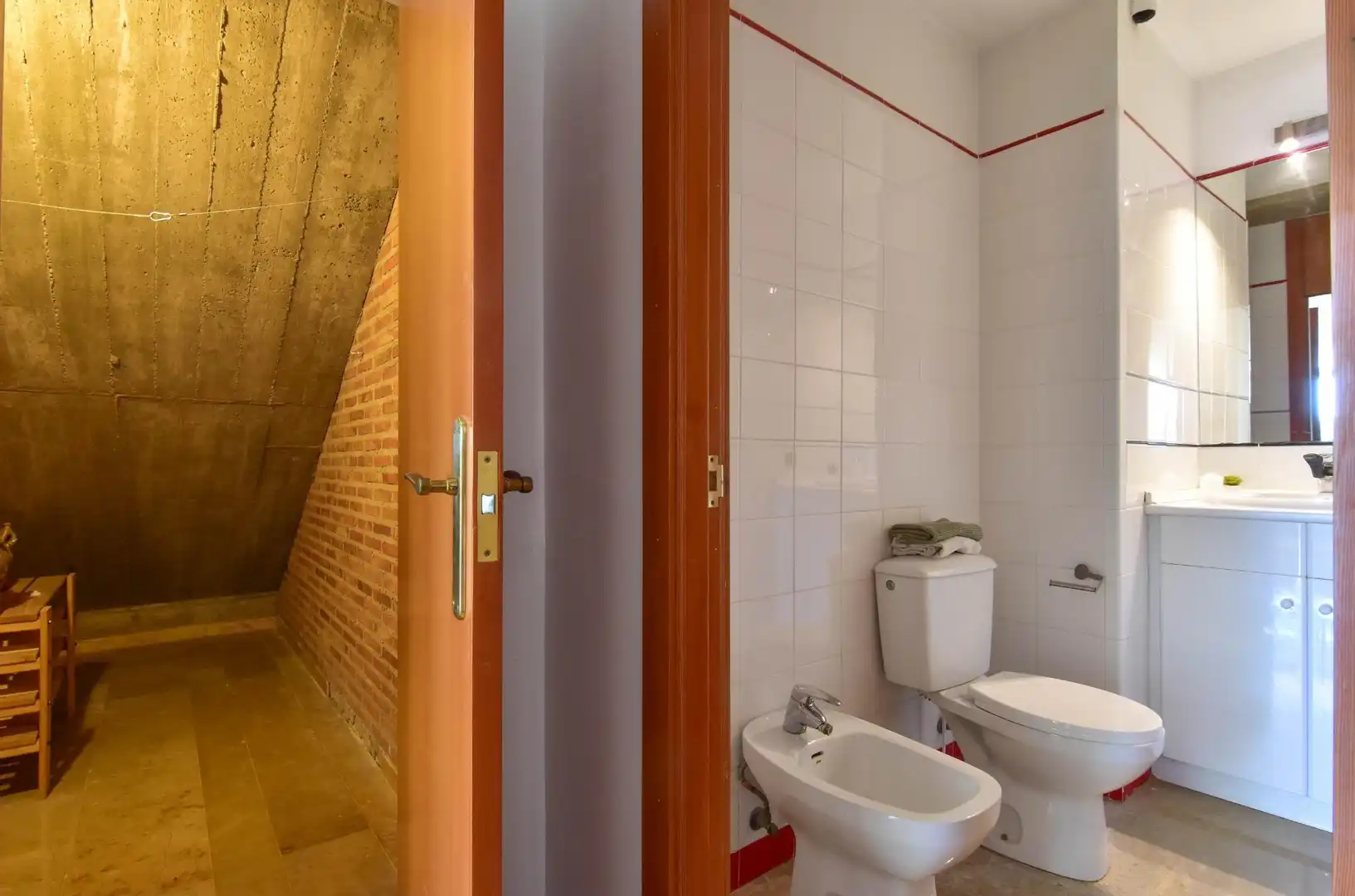 Badezimmer von Haus oder Chalet zum Verkauf in Gilet mit Heizung, Privatgarten und Terrasse