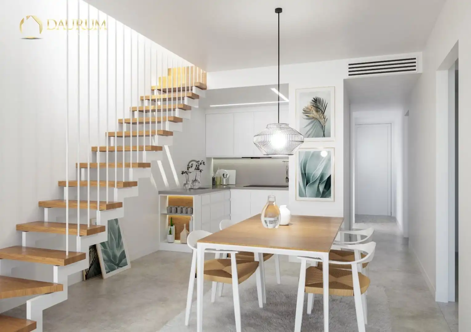 Cocina de Dúplex en venta en Santa Pola con Aire acondicionado, Calefacción y Terraza