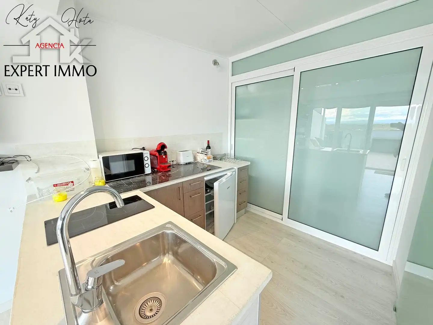 Cocina de Apartamento en venta en Roses con Aire acondicionado, Calefacción y Terraza