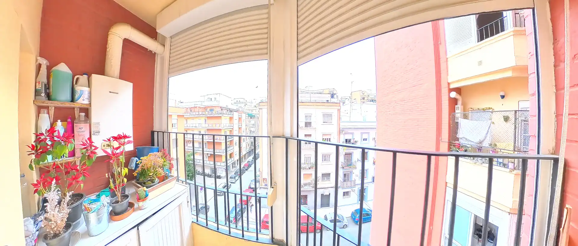 Balcony of Flat for sale in Sevilla  with Air Conditioner, Heating and Oven