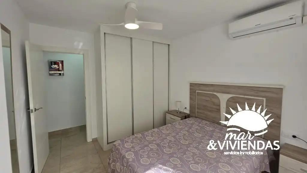 Bedroom of Flat for sale in Garrucha  with Air Conditioner, Heating and Terrace