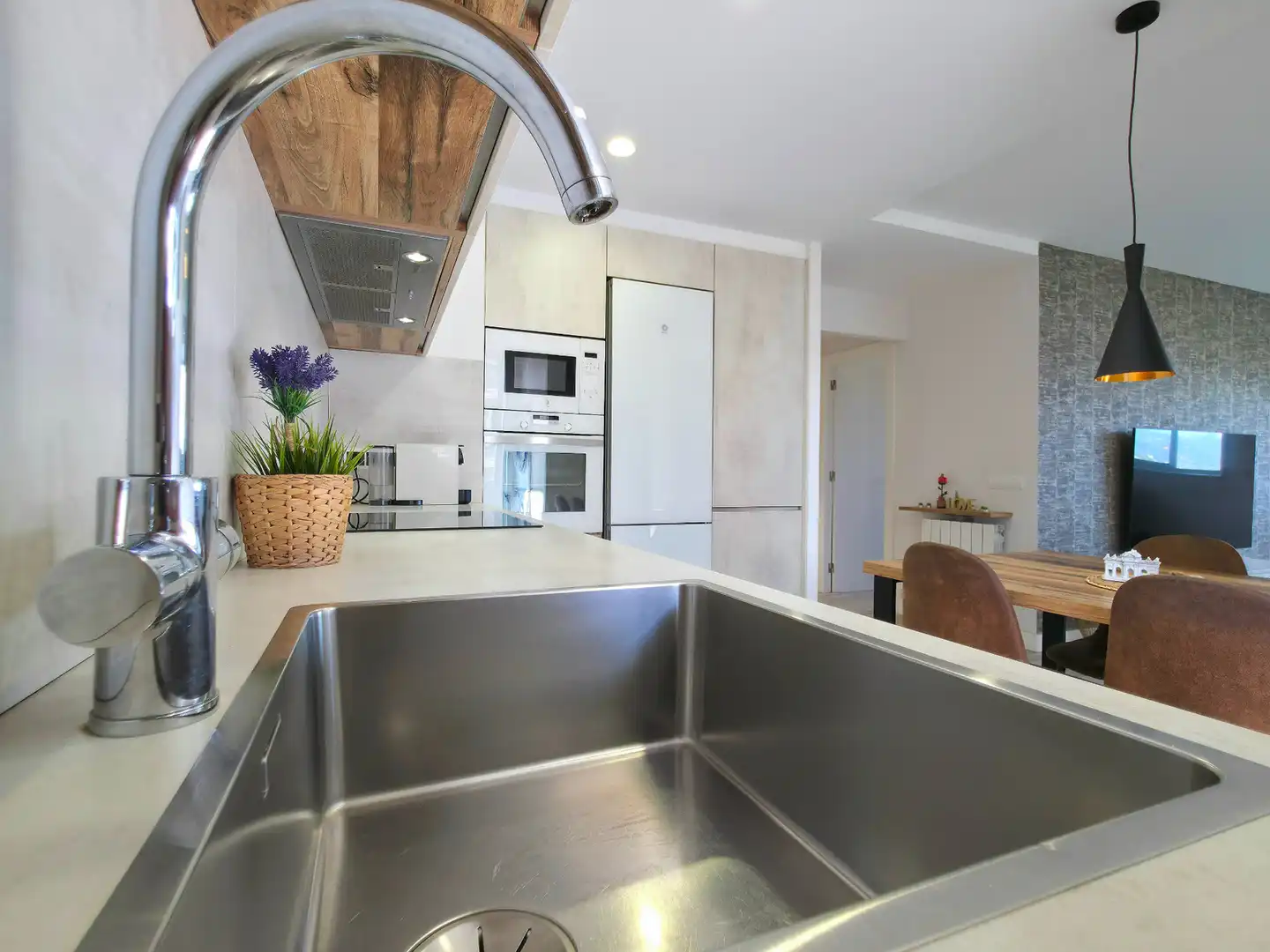 Cocina de Piso en venta en Sant Andreu de la Barca con Aire acondicionado, Calefacción y Parquet