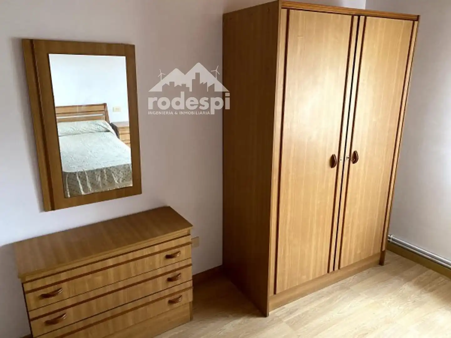 Schlafzimmer von Wohnung zur Miete in Arbo mit Heizung, Abstellraum und Möbliert