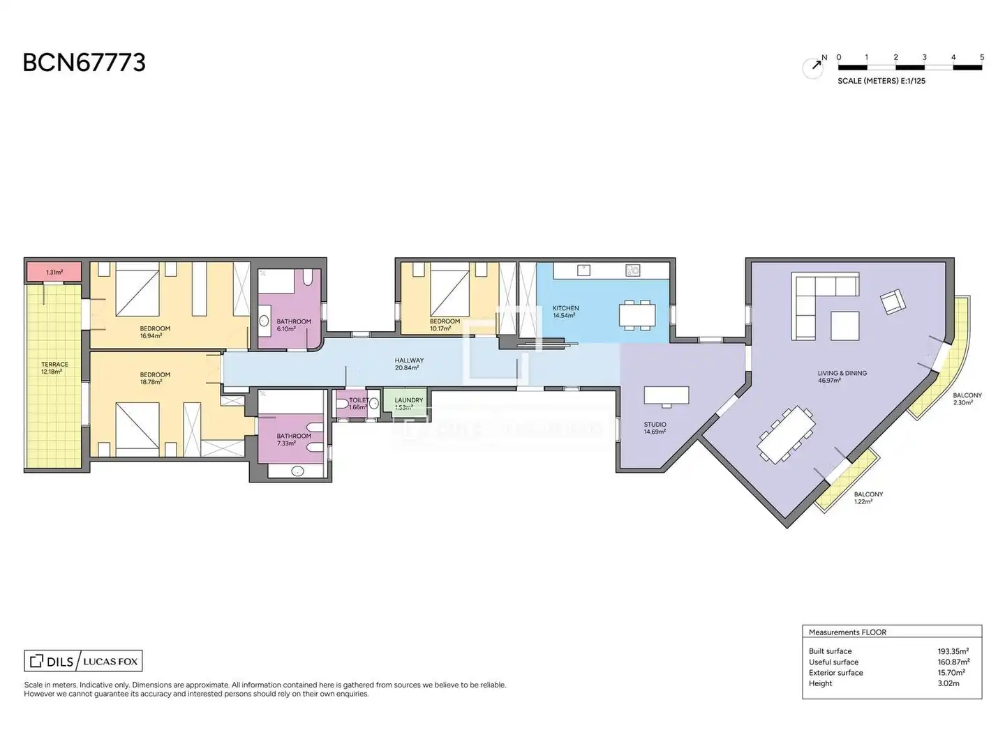 Appartement avec terrasse à vendre à Eixample, imagen 51