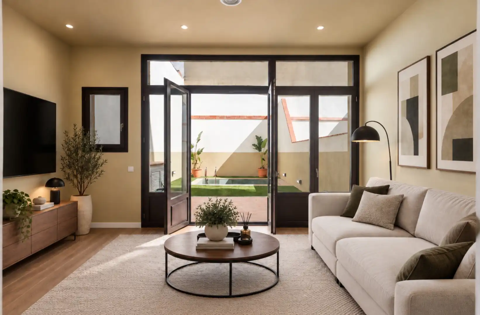 Sala d'estar de Dúplex en venda en Eixample