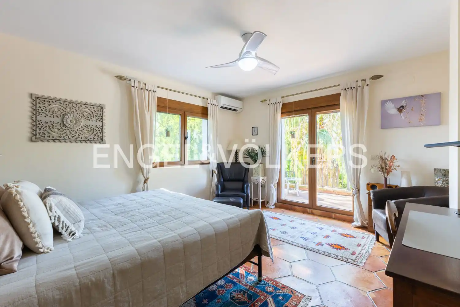Bedroom of Houses for sale in Pedreguer  with Air Conditioner, Heating and Private garden
