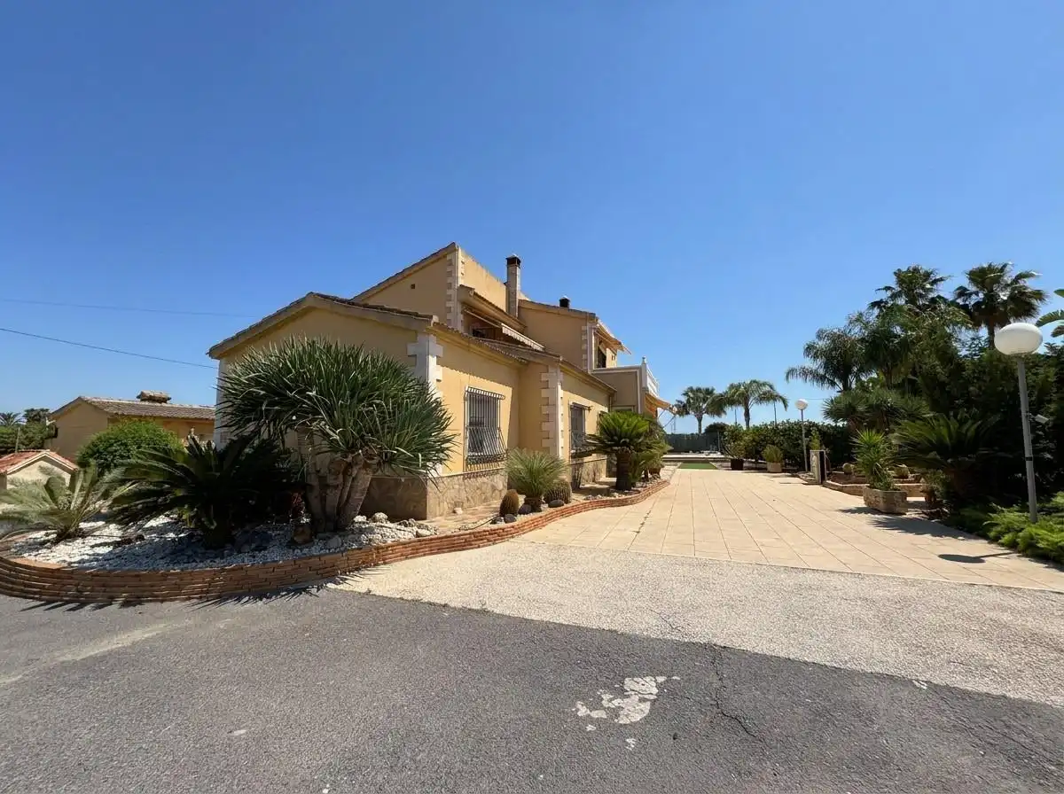 Exterior view of Houses for sale in Elche / Elx  with Swimming Pool