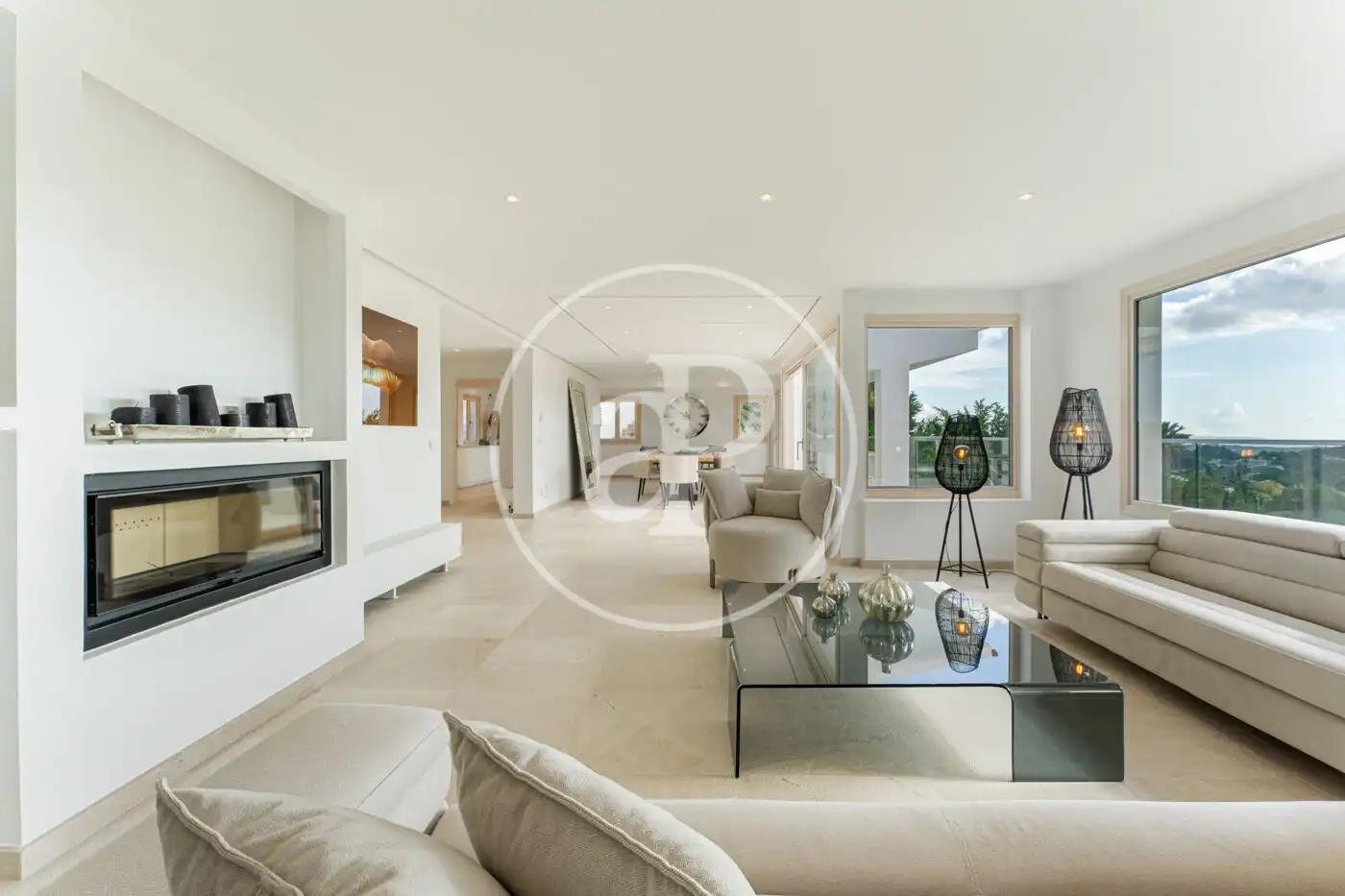 Sala d'estar de Casa o xalet en venda en  Palma de Mallorca amb Aire condicionat, Calefacció i Terrassa