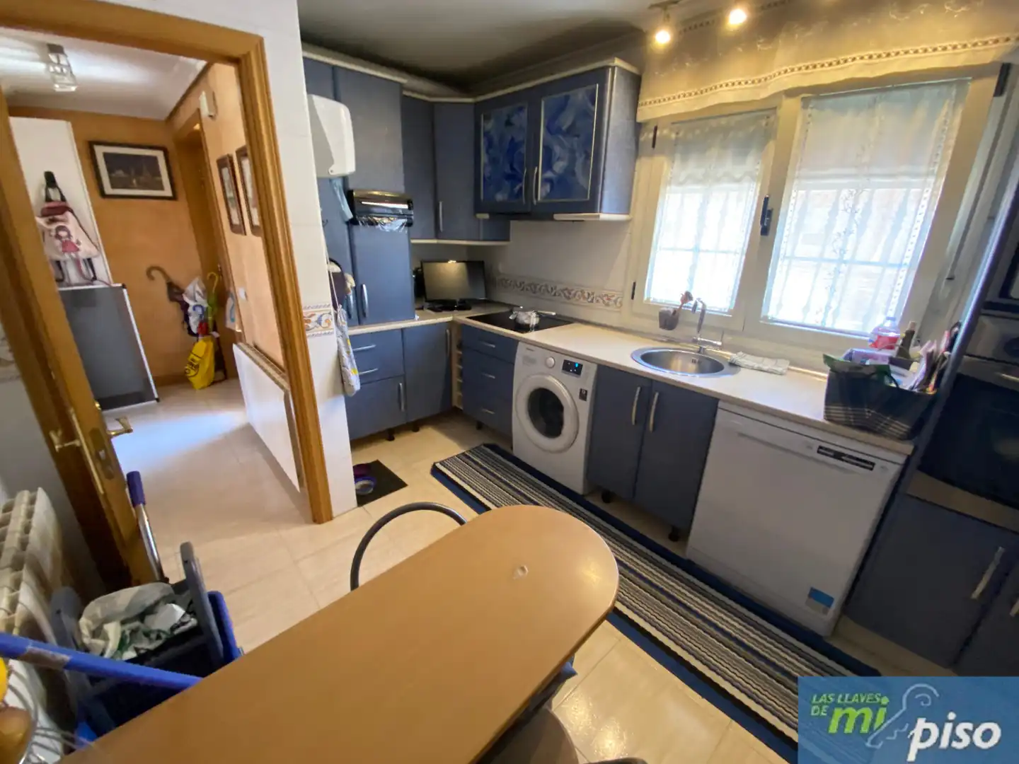 Cocina de Casa adosada en venta en Cistérniga con Calefacción, Jardín privado y Parquet