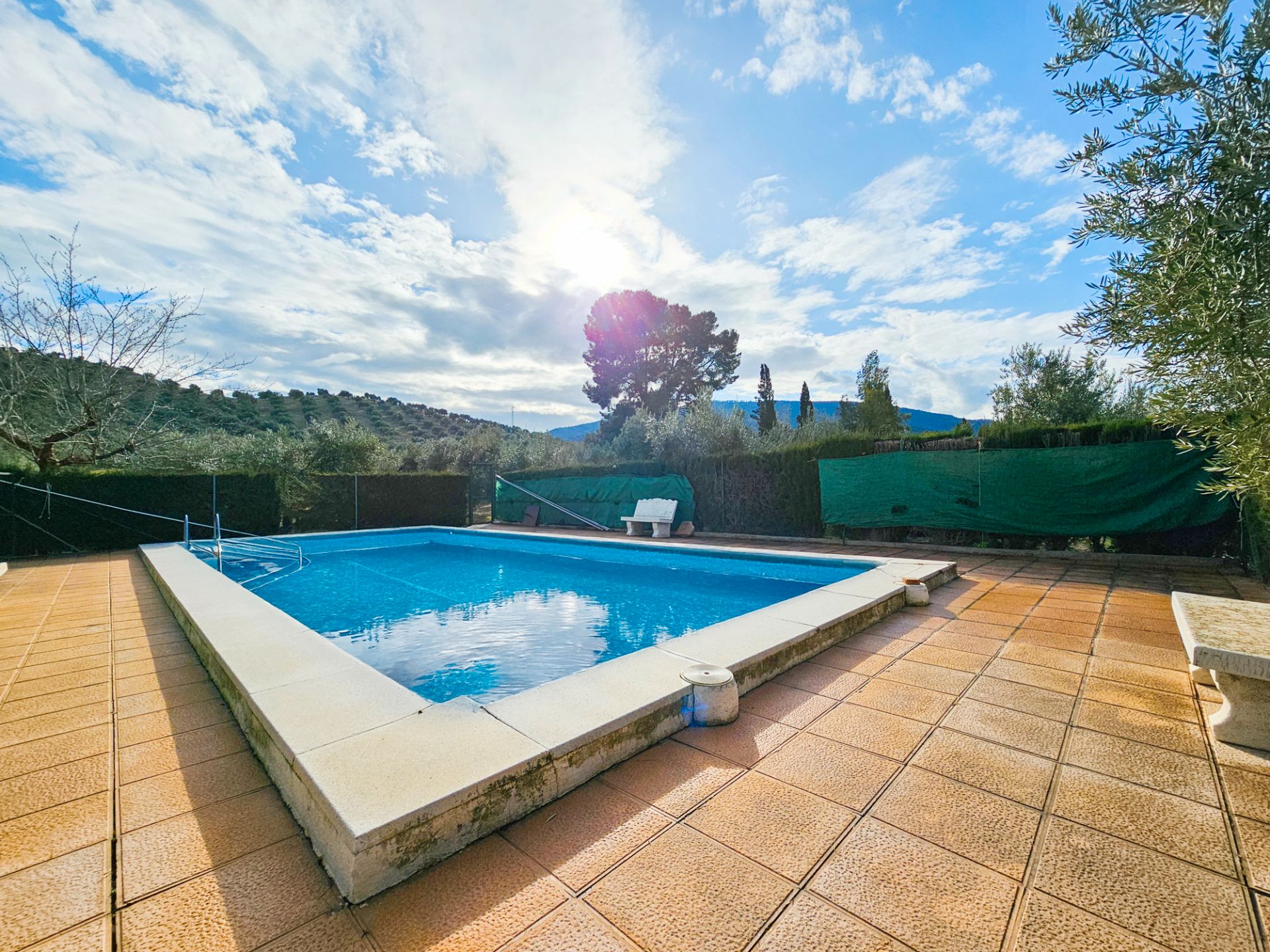 Swimming pool of House or chalet for sale in  Jaén Capital  with Air Conditioner, Heating and Private garden