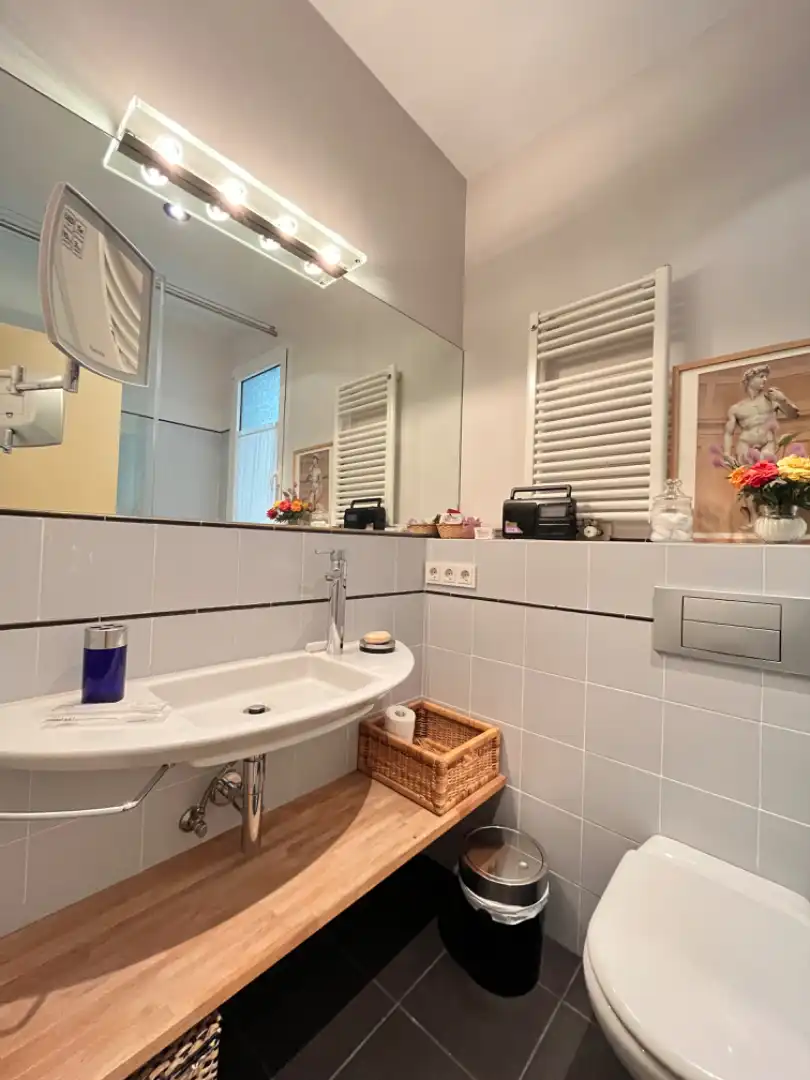 Badezimmer von Wohnung zum Verkauf in Madrid mit Terrasse, Möbliert und Ofen