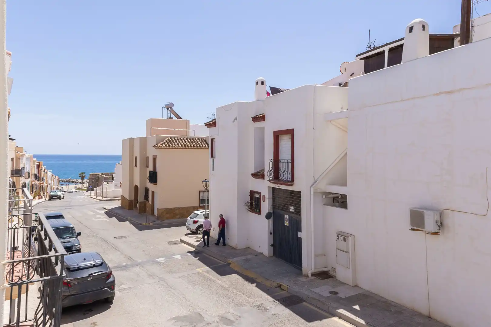 Vista exterior de Casa adosada en venta en Garrucha con Aire acondicionado, Terraza y Balcón