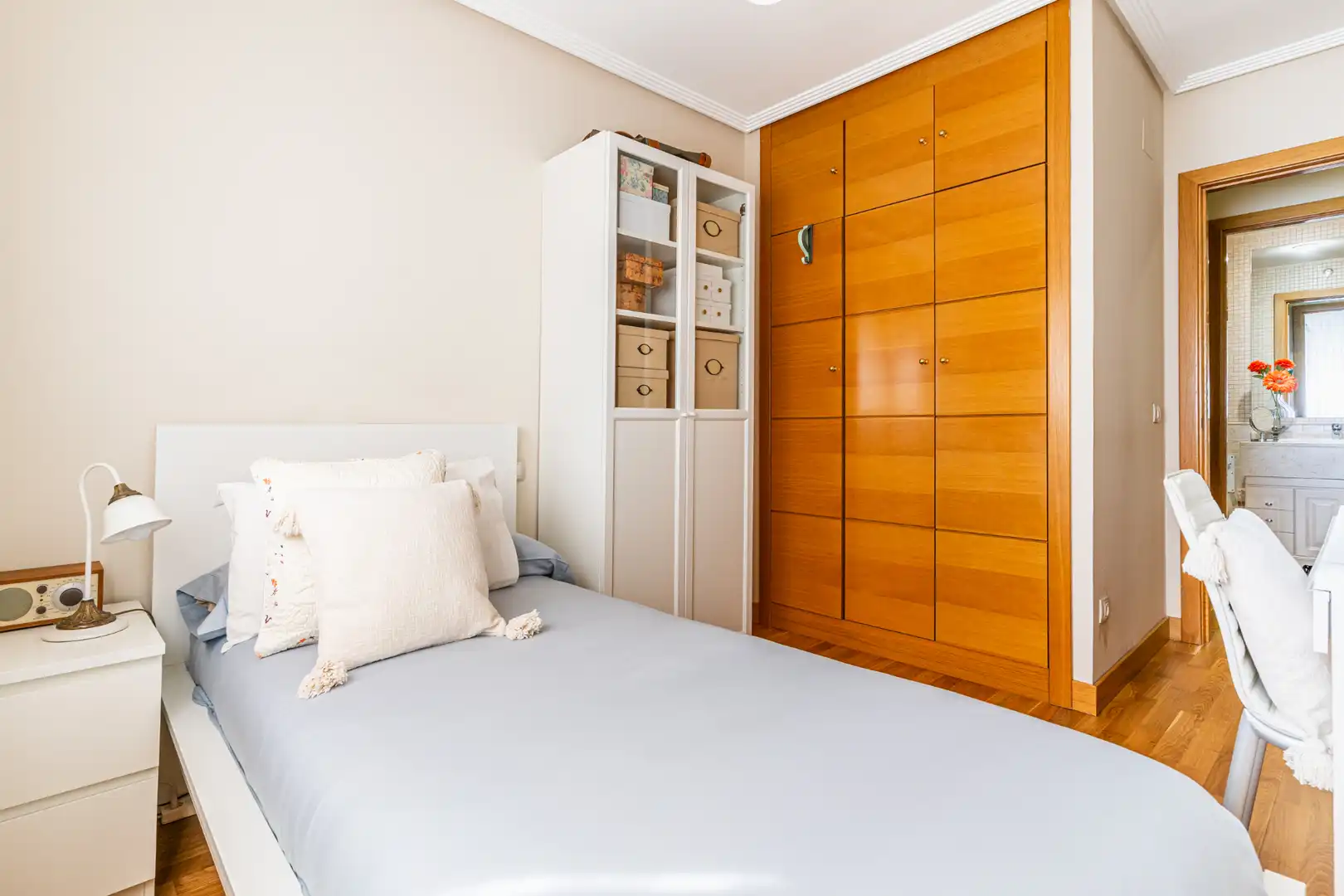Schlafzimmer von Wohnung zum Verkauf in Las Rozas de Madrid mit Klimaanlage, Heizung und Parkett