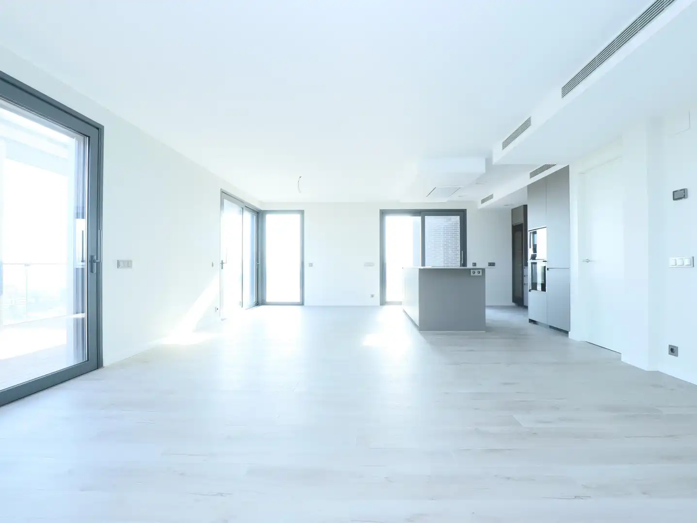 Sala de estar de Ático en venta en Esplugues de Llobregat con Aire acondicionado, Calefacción y Jardín privado