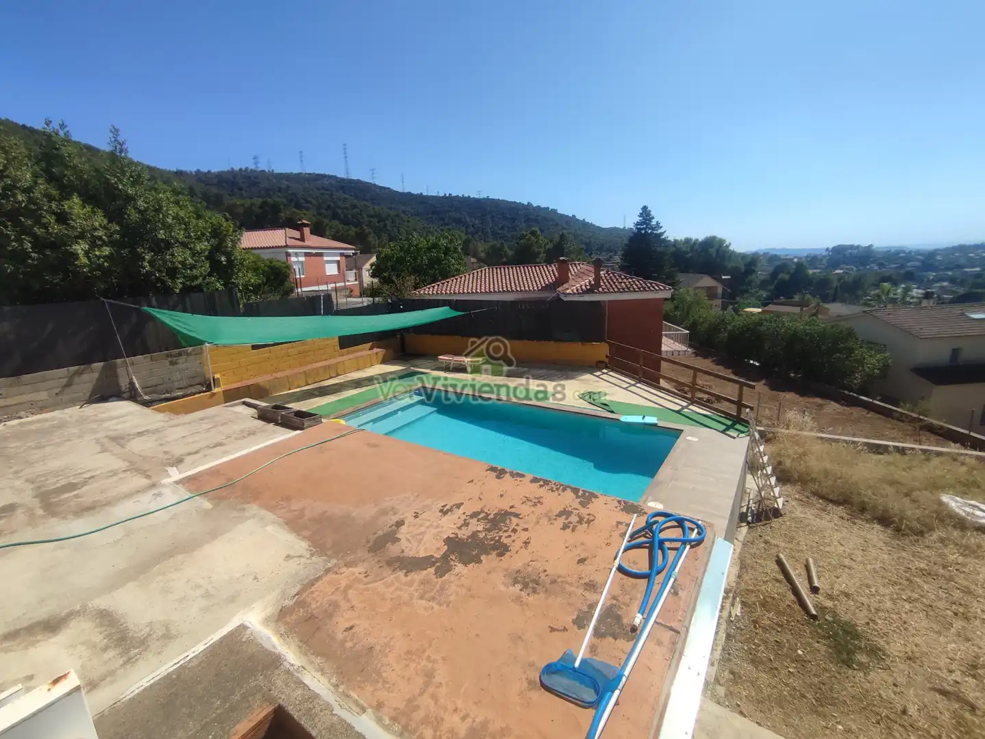 Piscina de Casa o xalet en venda en Vallirana amb Calefacció, Jardí privat i Terrassa