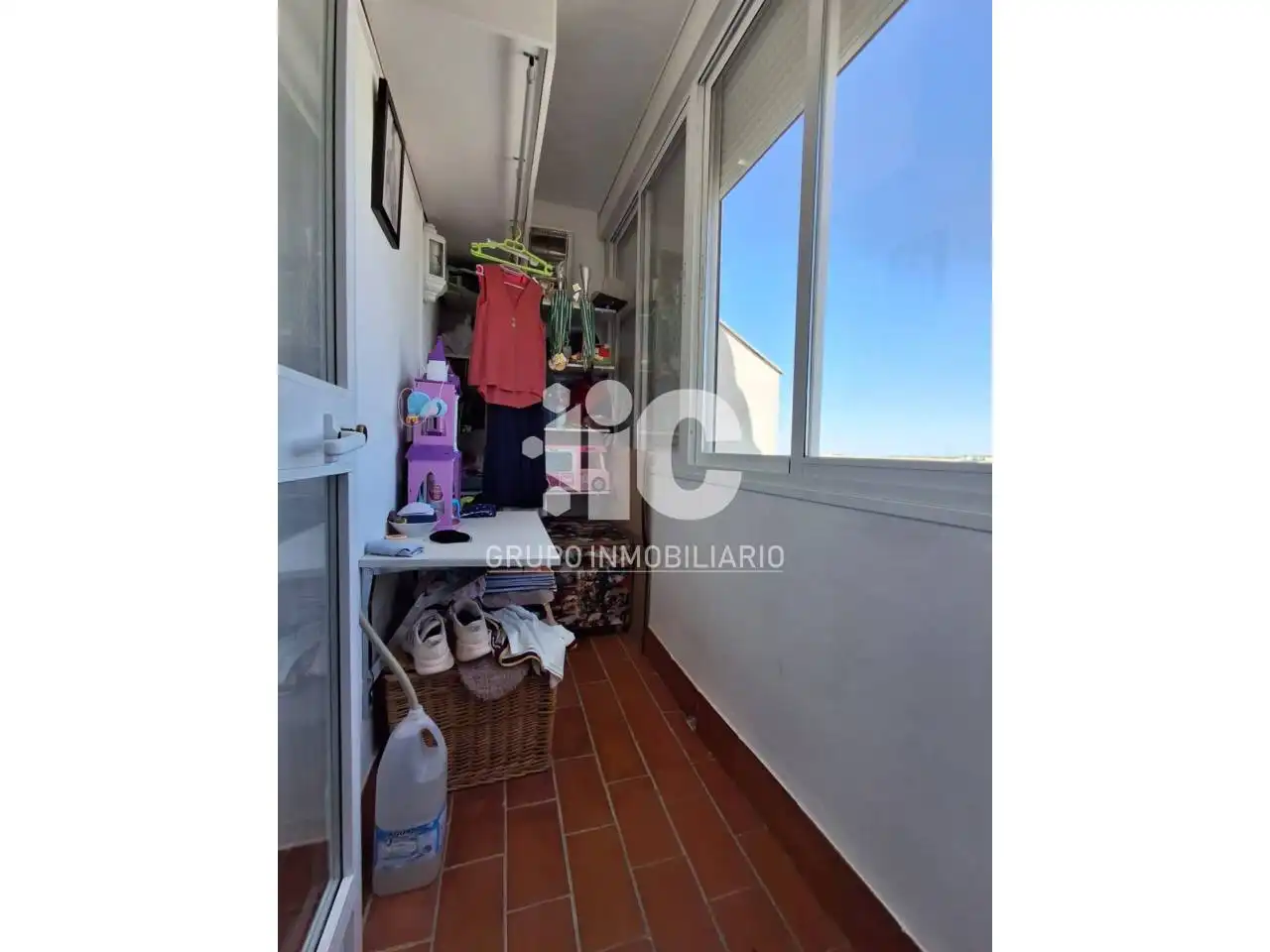 Balcony of Flat for sale in Baena  with Air Conditioner