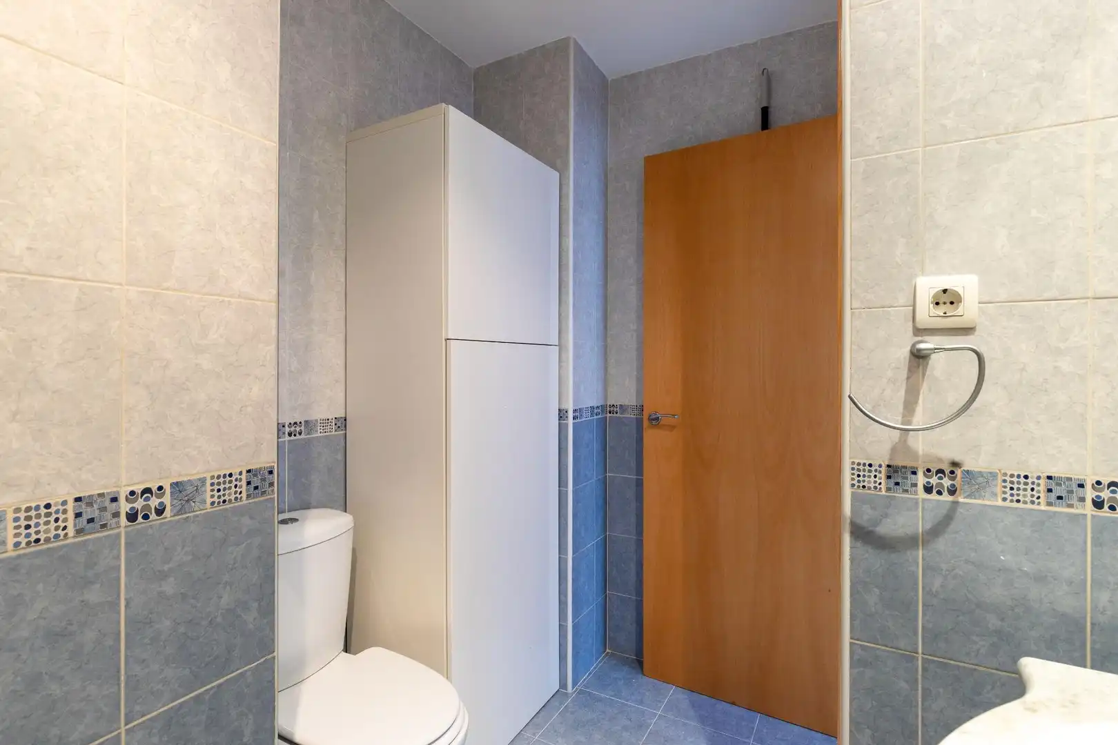 Badezimmer von Wohnung zum Verkauf in Terrassa mit Klimaanlage und Heizung