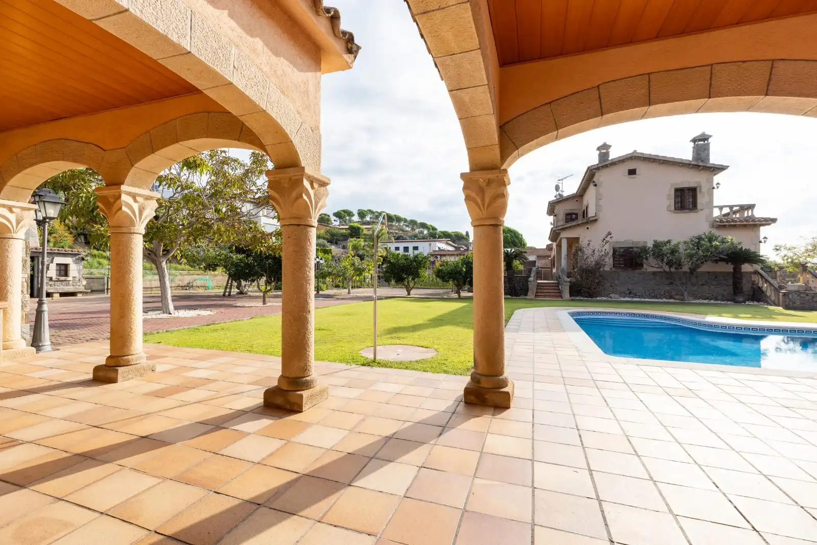 Jardí de Casa o xalet en venda en Mataró amb Terrassa i Piscina