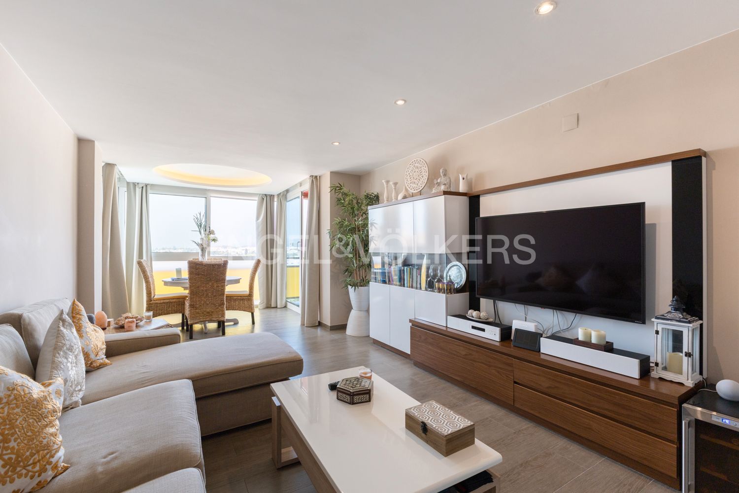 Living room of Apartment for sale in Benicasim / Benicàssim  with Air Conditioner, Heating and Private garden