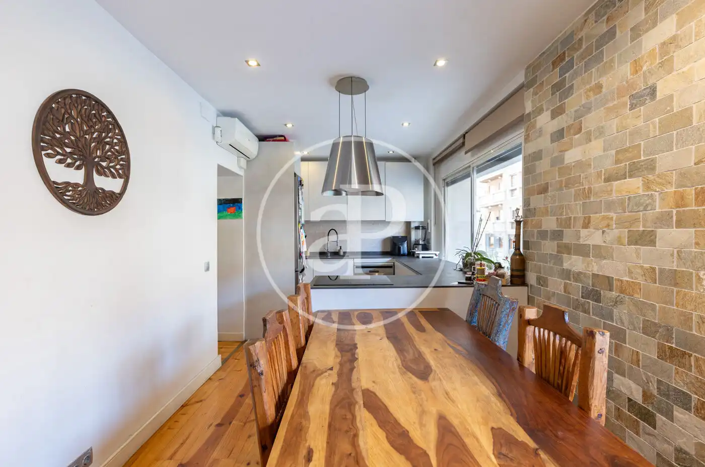 Kitchen of Flat for sale in Barcelona  with Air Conditioner and Heating