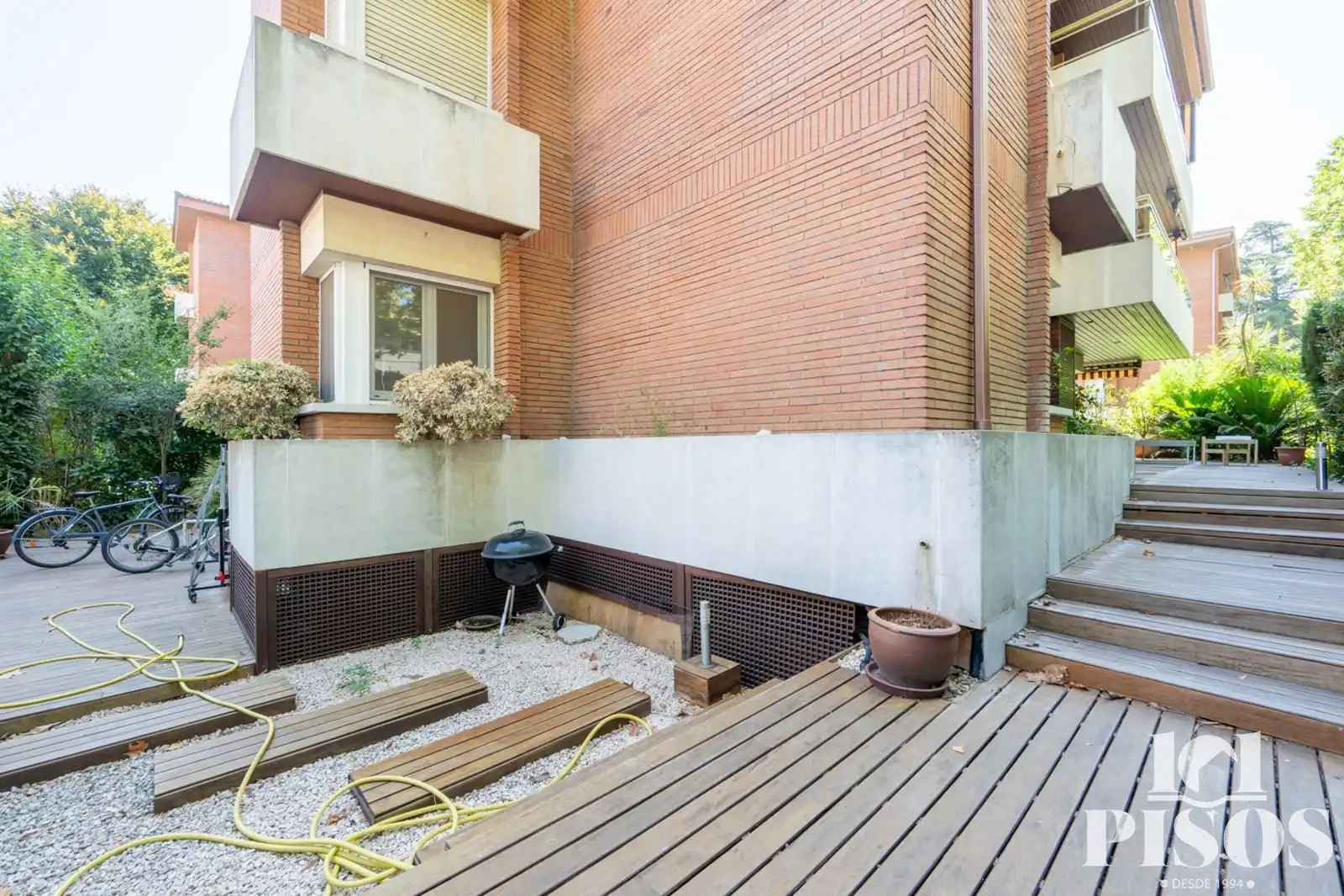 Terrace of Flat for sale in Sant Cugat del Vallès  with Air Conditioner, Heating and Private garden