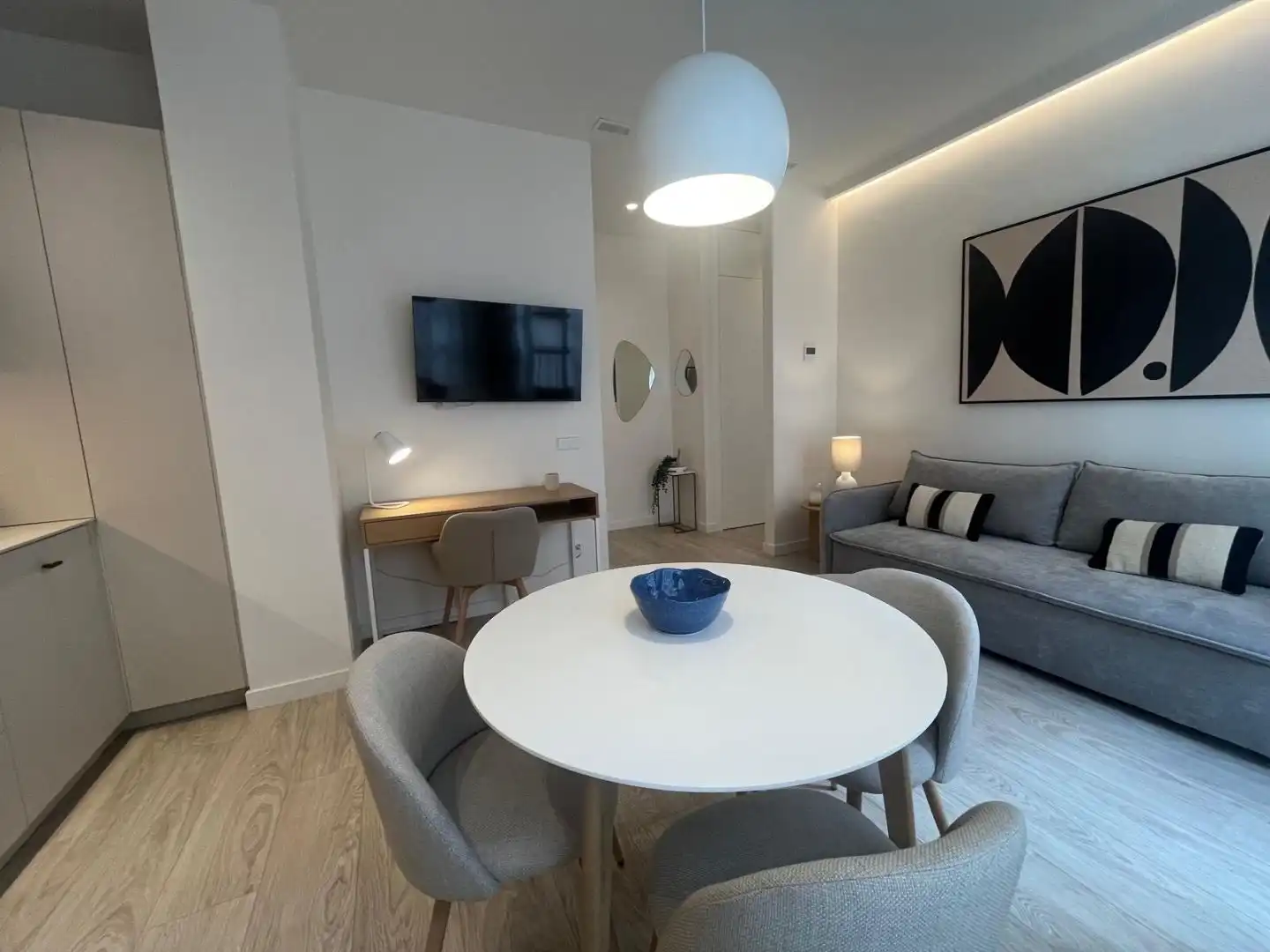 Living room of Flat for sale in Madrid  with Air Conditioner, Heating and Parquet flooring