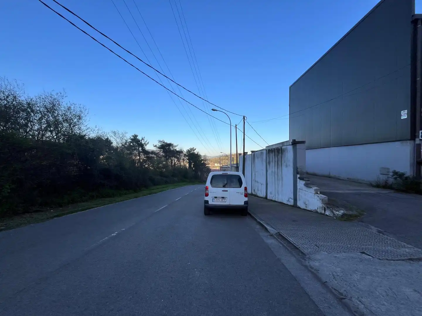 Exterior view of Industrial buildings for sale in Basauri 