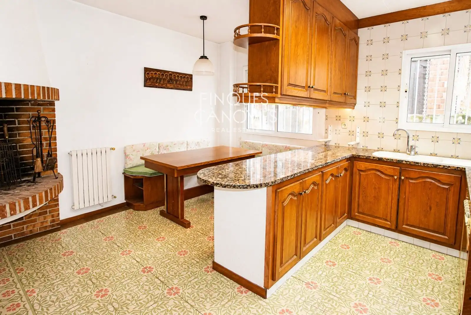 Cocina de Casa o chalet en venta en Santa Coloma de Farners con Aire acondicionado, Calefacción y Trastero