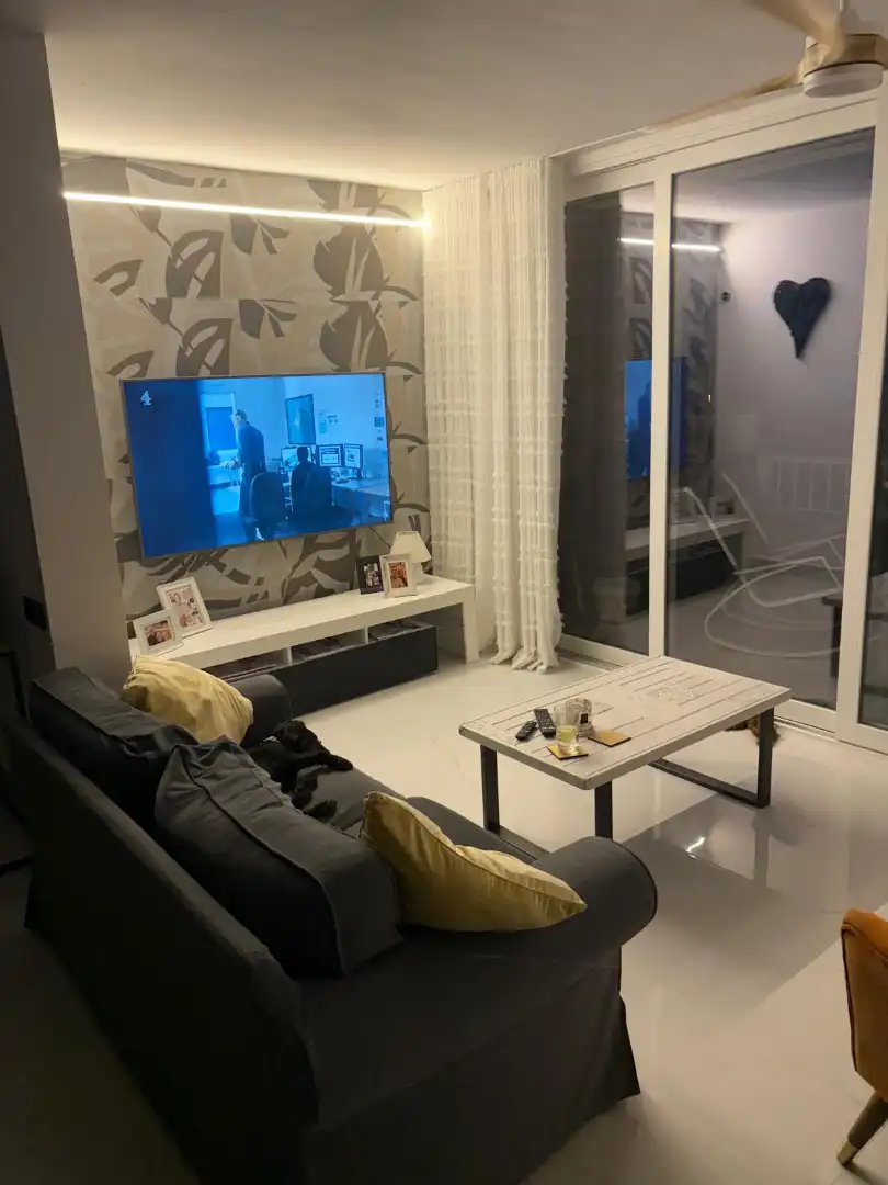 Sala de estar de Casa adosada en venta en Cuevas del Almanzora con Aire acondicionado, Terraza y Amueblado