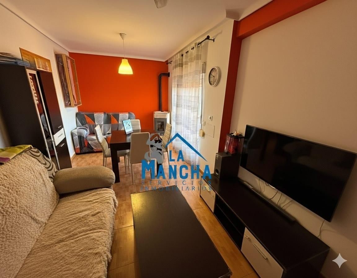 Exterior view of Flat for sale in  Albacete Capital  with Terrace, Furnished and Balcony