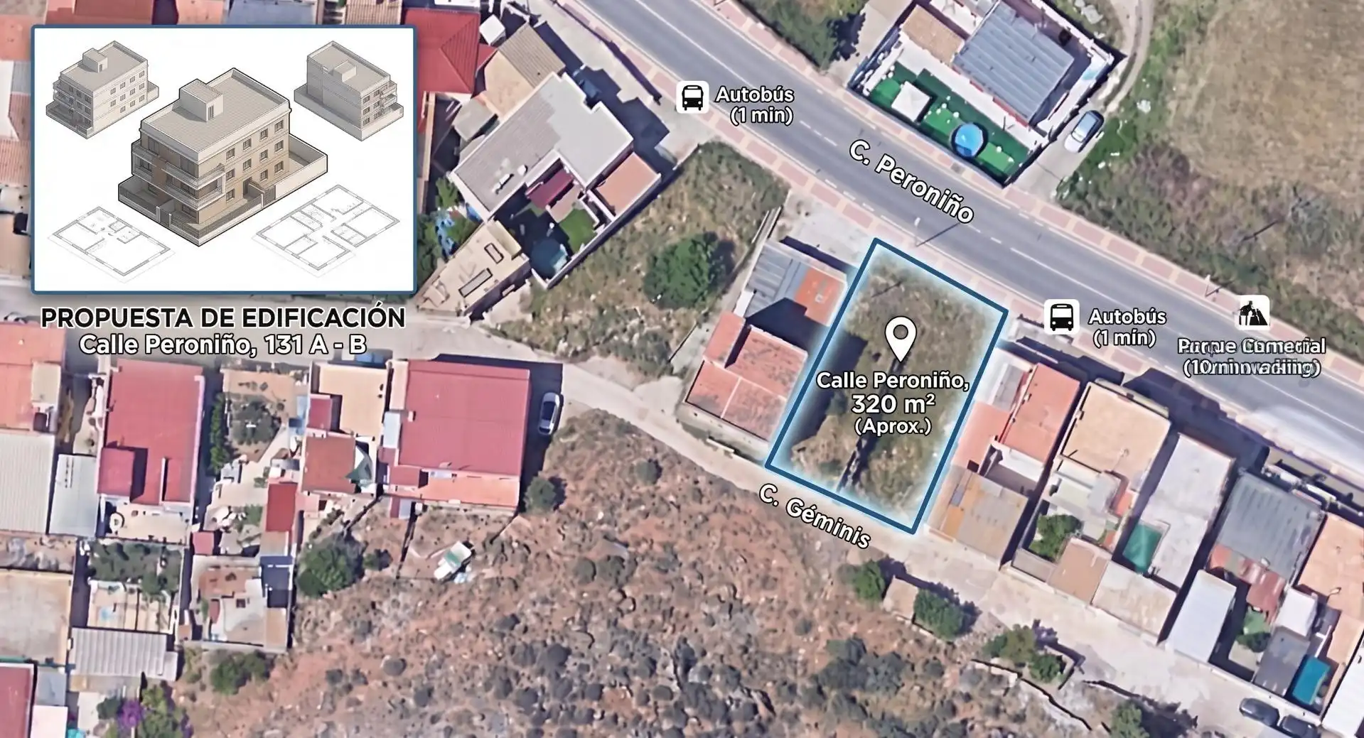 Residential land for sale in Calle PERONIÑO-BO CONCEPCION, imagen 2