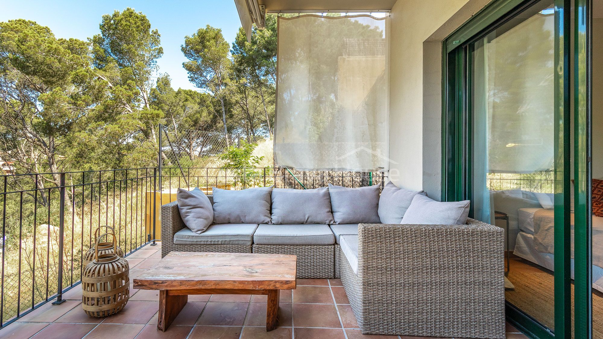 Terrassa de Apartament en venda en Begur amb Aire condicionat, Calefacció i Jardí privat