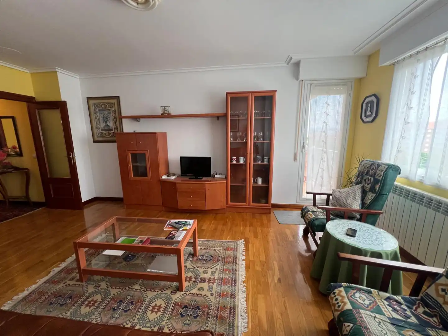 Sala de estar de Piso en venta en  Logroño con Calefacción, Parquet y Terraza