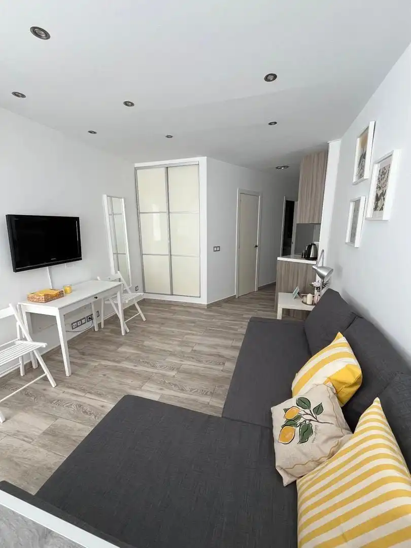 Living room of Study for rent in Torremolinos  with Air Conditioner, Heating and Furnished